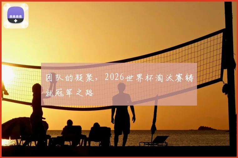 团队的凝聚,2026世界杯淘汰赛铸就冠军之路